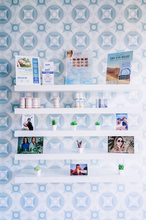Image of Dry Eye Treatment Display on the Wall